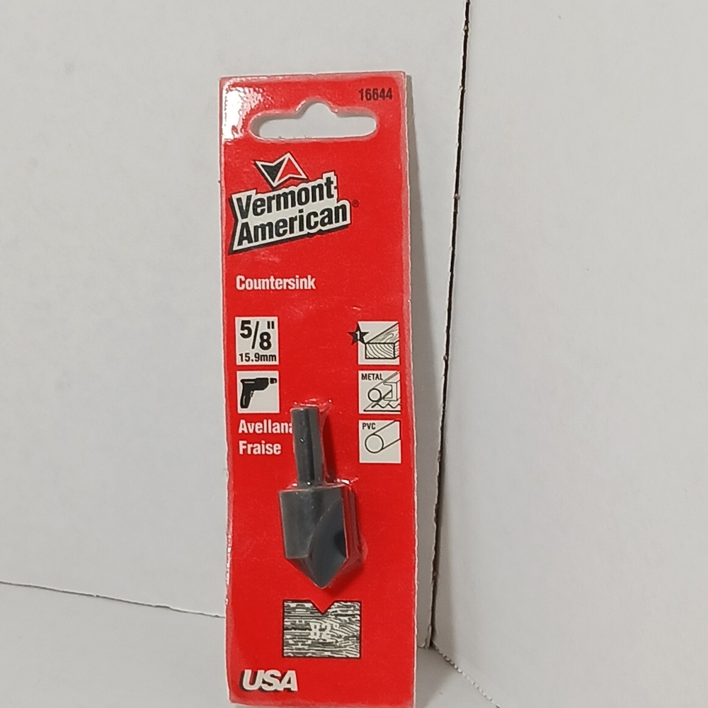 Vermont American Countersink 5/8" 15.9mm  New Tools Wood Work